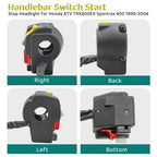 Handlebar Switch Start Stop Headlight for Honda TRX400EX (1999–2004) 35020-HN1-000
