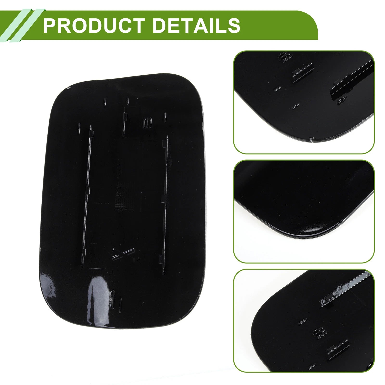 Fuel Tank Door Cap for Mercedes-Benz W222 (2014–2020) Fuel Filler Flap Cover Black