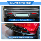 Rear Bumper Reflector No.BBP2515M0A for Mazda 3 BL (2010–2013) Red