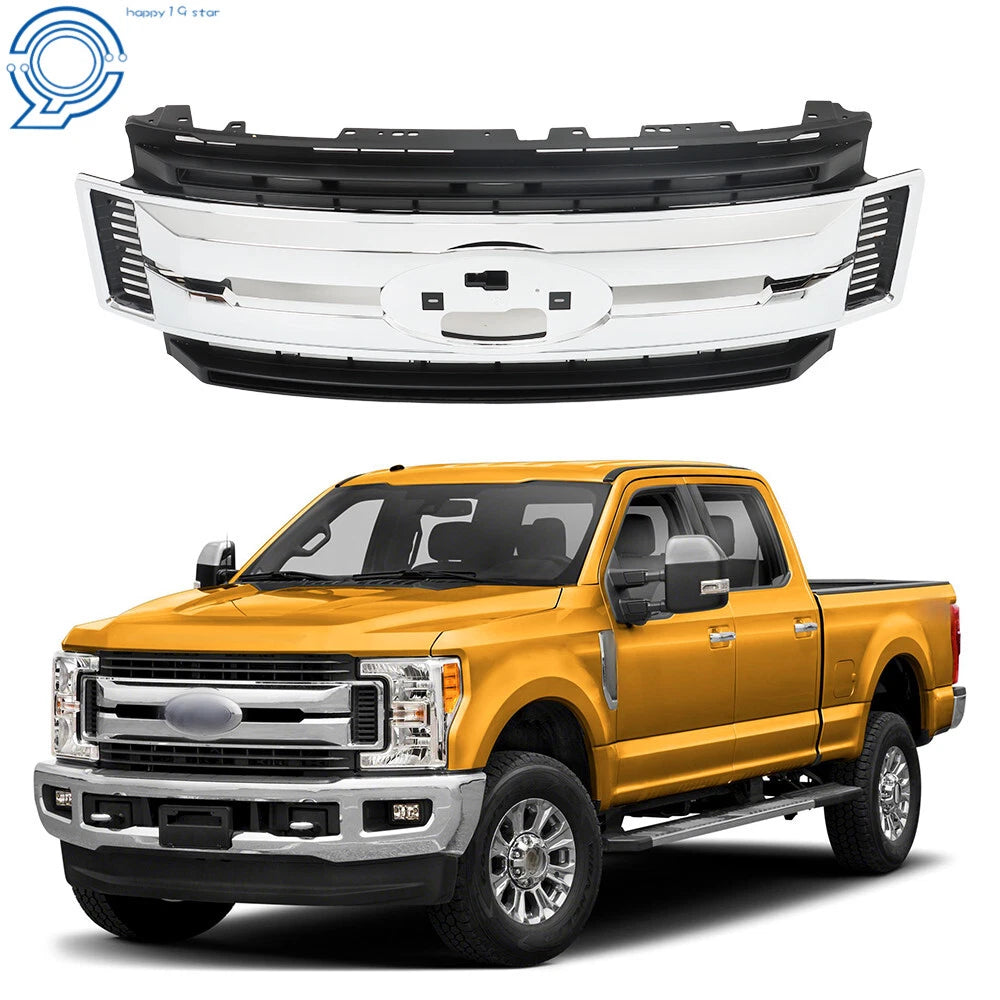 Front Bumper Grille for Ford F250 F350 Super Duty (2017–2019)