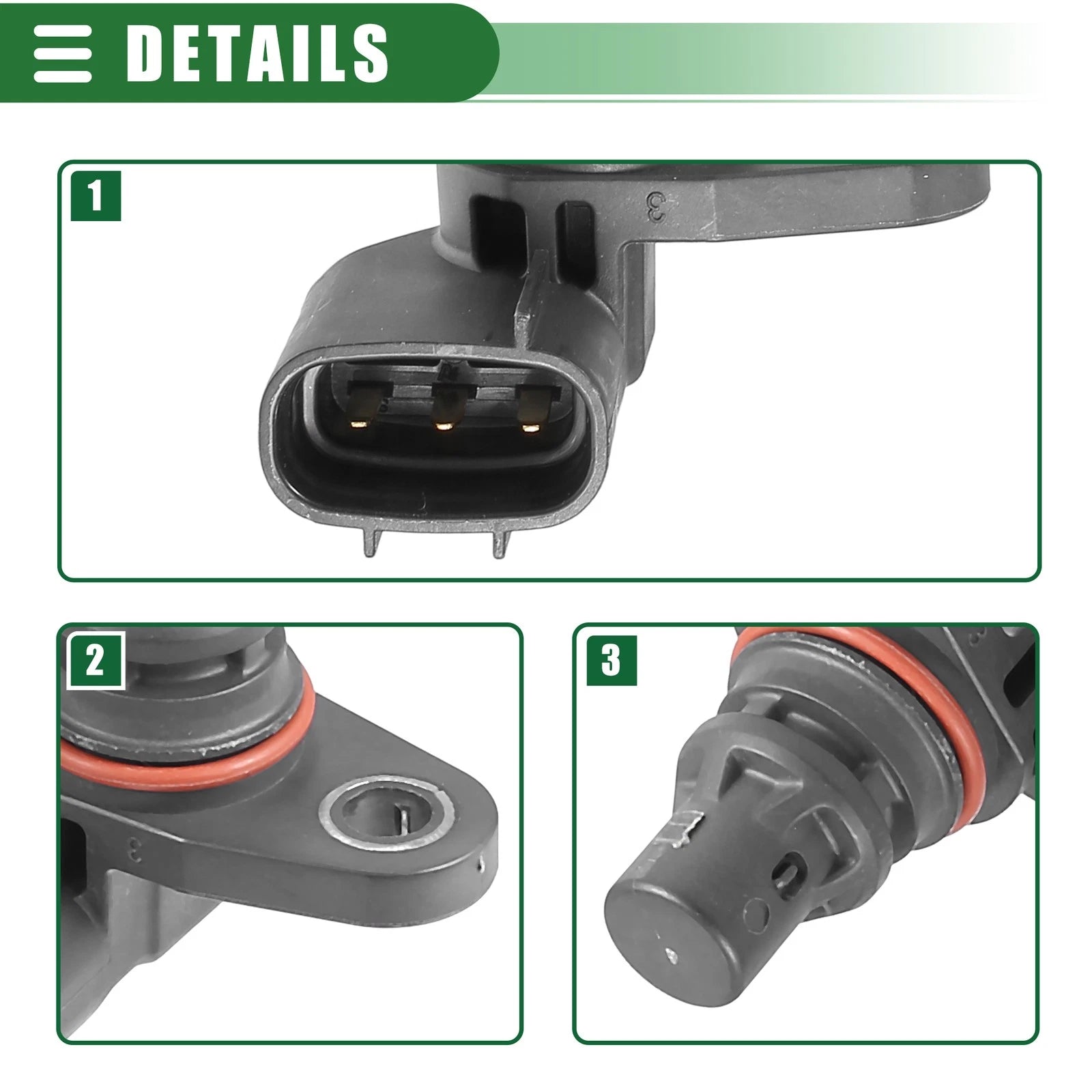 2pcs Engine Camshaft Position Sensor for Hyundai Kona (2018–2021) No. 39350-2E200