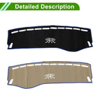 Dashboard Cover Mat for Mercedes Benz C Class W205 (2015–2021) Black Blue