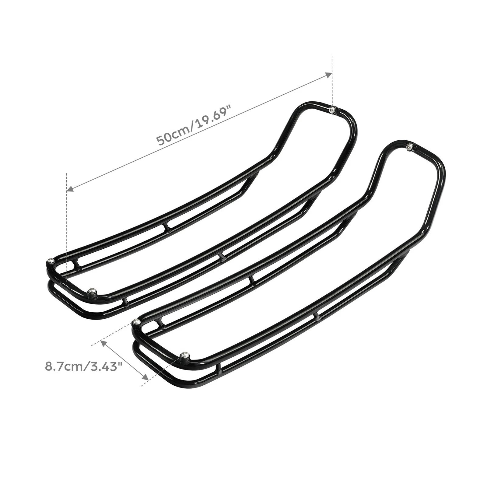 Saddlebag Lid Trim Top Rail Rack for Harley Electra Road Glide (1994–2013)