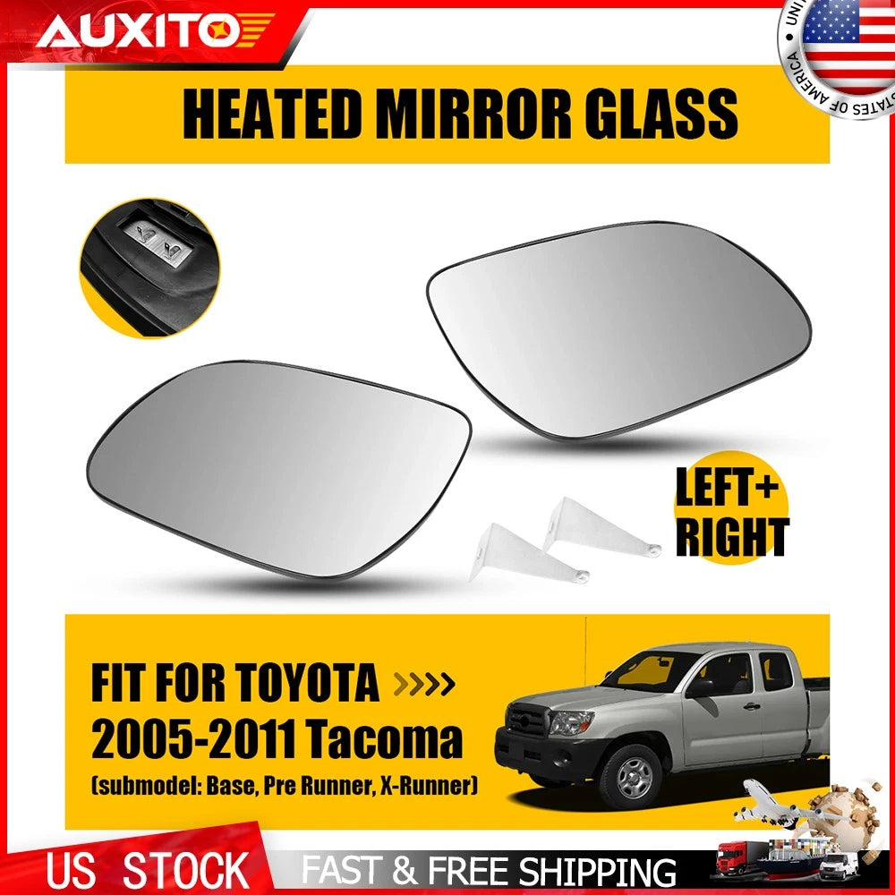 Mirror Glass Set for Toyota Tacoma (2005–2011)