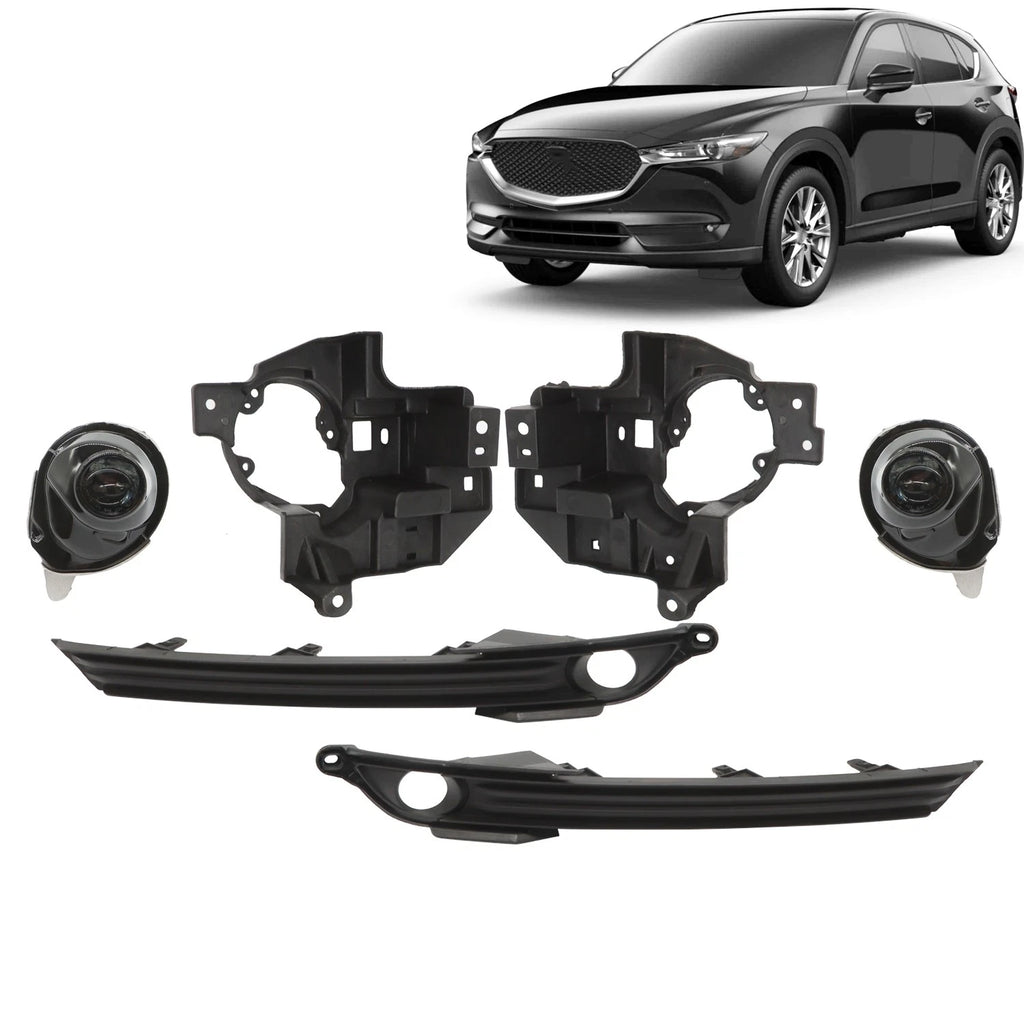 LED Clear Fog Lights Kit for Mazda CX-5 (2017–2021) Left+Right Pair