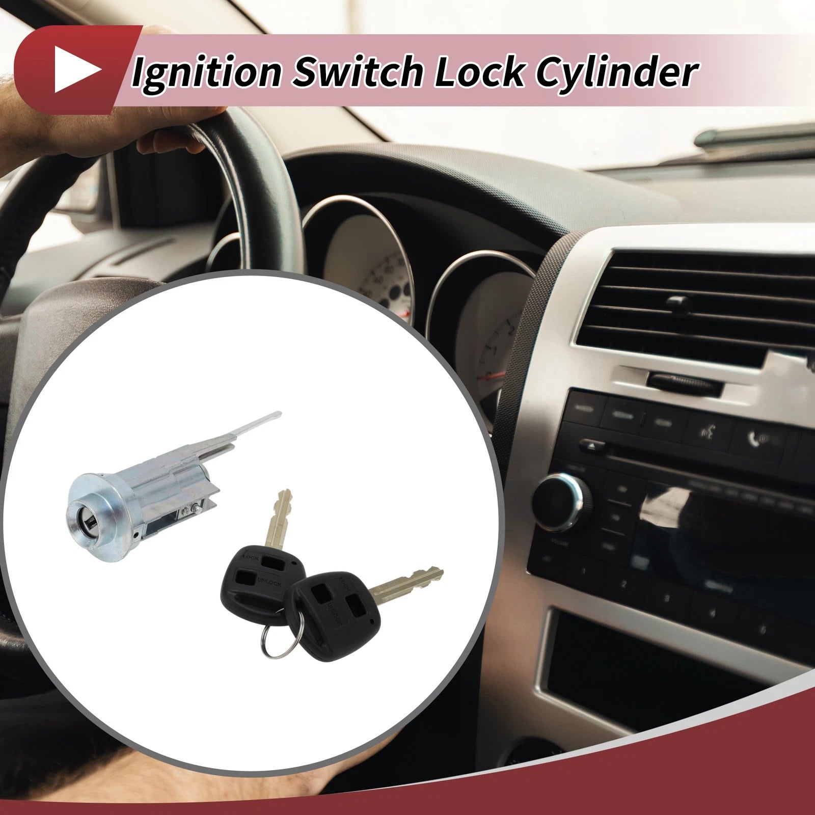Ignition Lock Cylinder for Toyota 4Runner (2003–2009) No. 8970333070