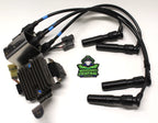 Set of 4 Spark Plug Wires for Kawasaki STX 12F 15F Ultra 250 260 300 310