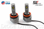 LED Fog Light Bulbs Cool White H11 SLF Pair Made in USA for Honda (1999–2005)