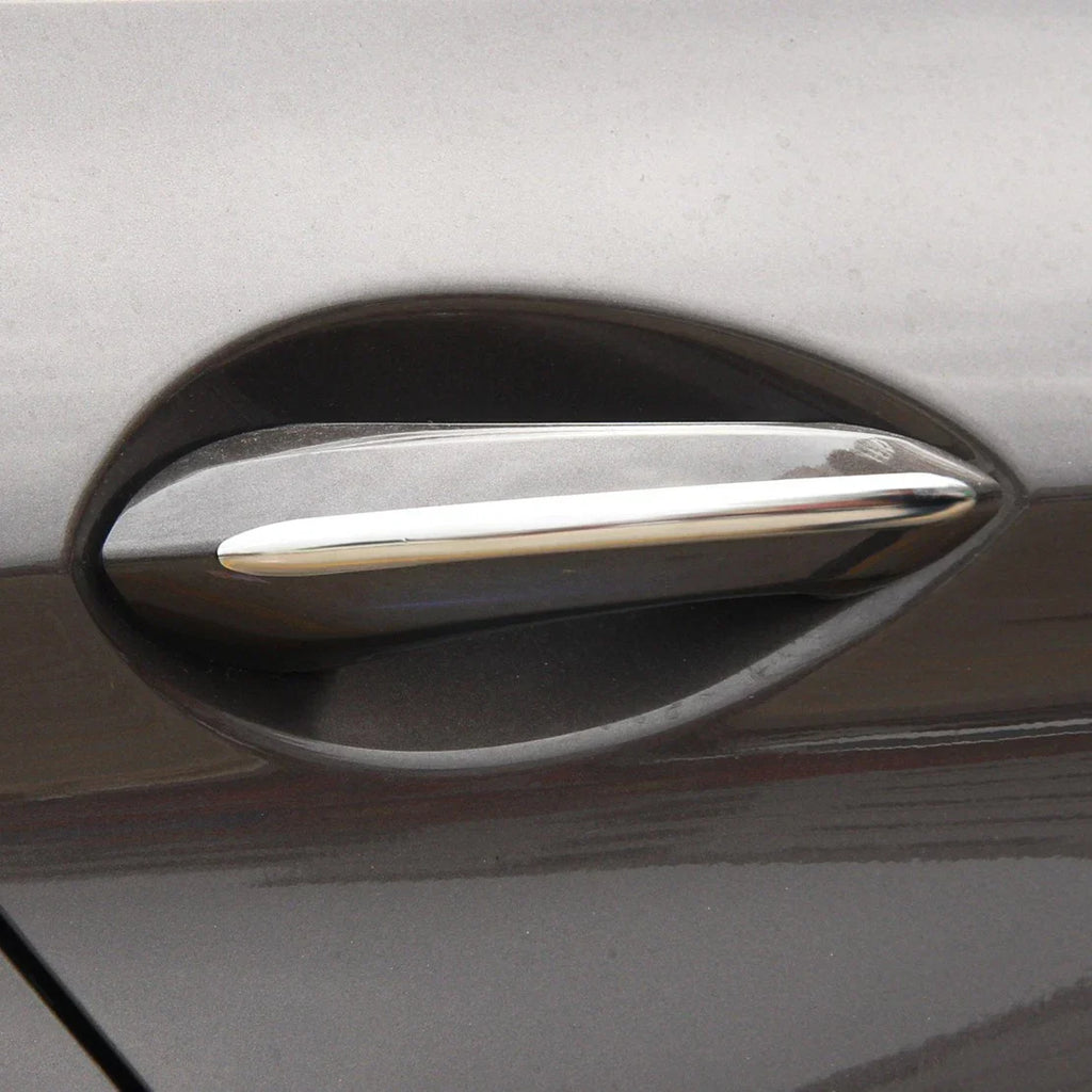 4X Stainless Steel Door Handle Trims for BMW 5 Series 528 F10 F11 F18 (2010-2017)