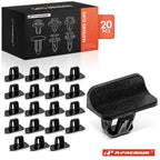 20Pcs 11mm Nylon Bumper Moulding Clips for Chevy Cadillac 