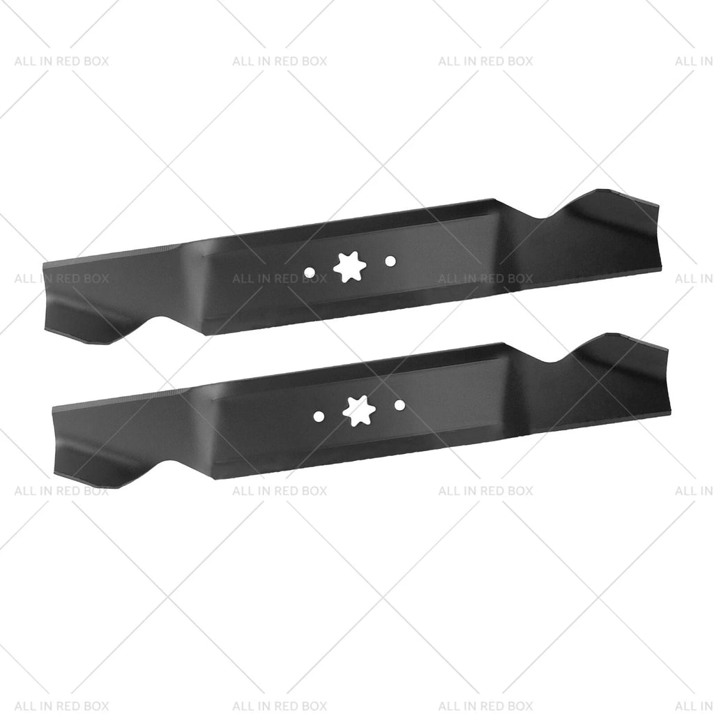 2X Blades for MTD Ride On Mowers 38" 6 Point (742-0654)