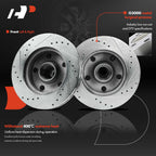Front Drilled Brake Rotors for Ford F-150, E-150 Econoline (1994–2001)