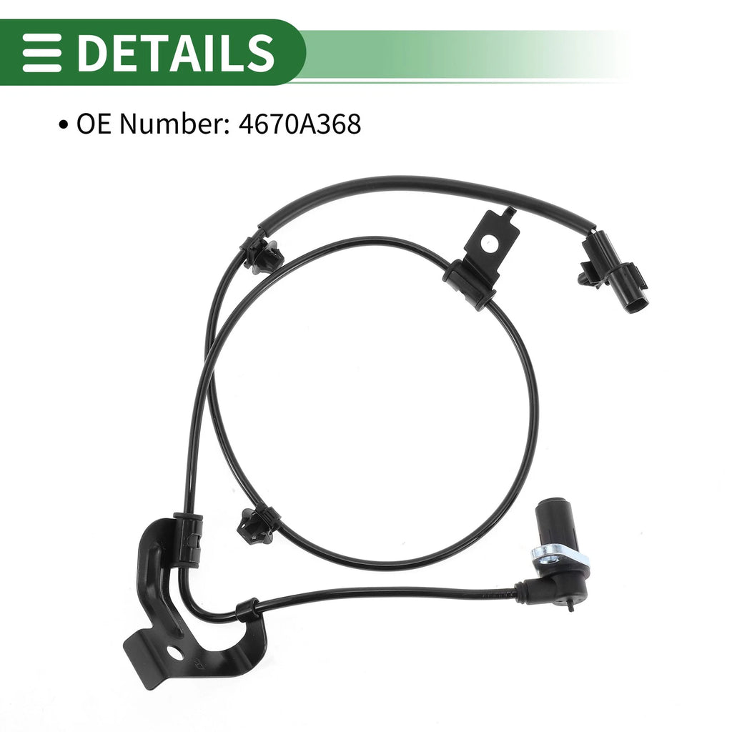 ABS Wheel Speed Sensor No. 4670A368 for Mitsubishi Endeavor (2004–2011)