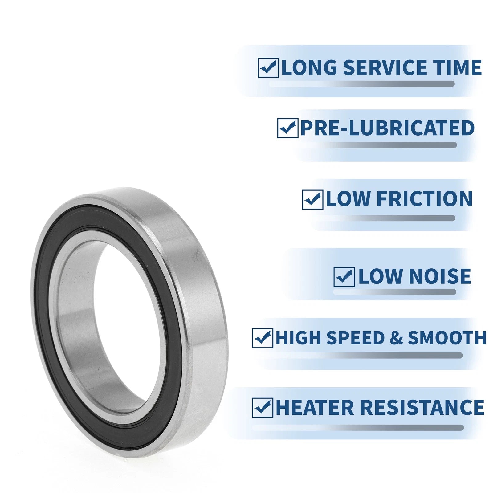 6908VV Deep Groove Ball Bearing for Scooter Skateboard Wheel (P5)