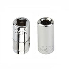 2X 1/4" Square Drive to 1/4" Hex Socket Bits Converter Adapter