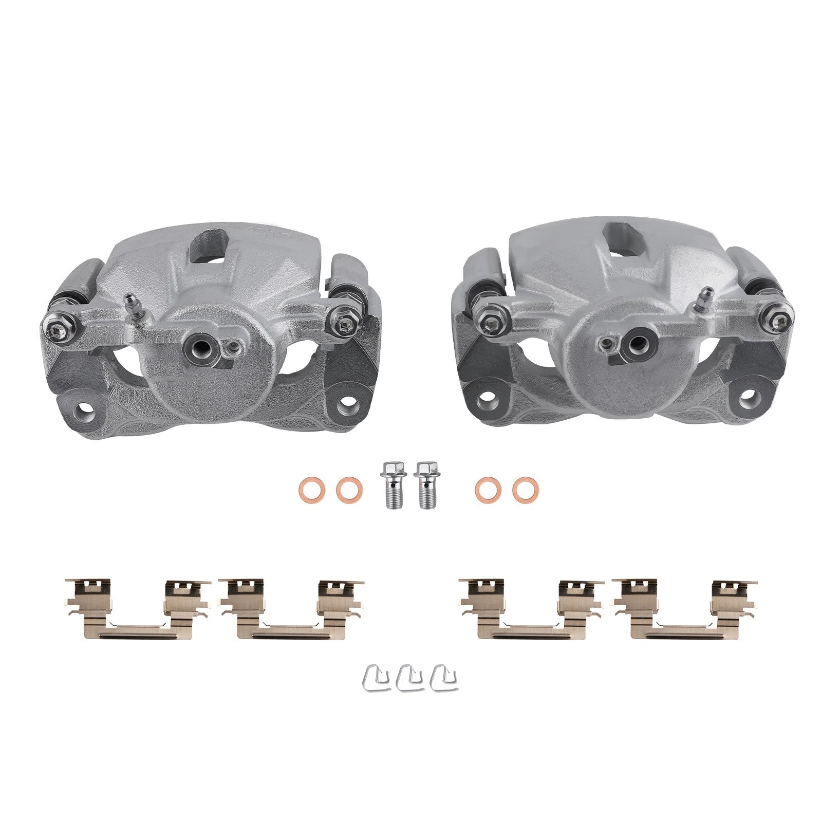 Set of 2 Front Disc Brake Calipers w/ Bracket for Toyota Avalon (2005–2007)