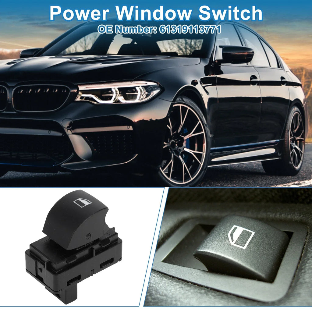 Rear Left Right Side Power Window Switch for BMW 528i 535i xDrive