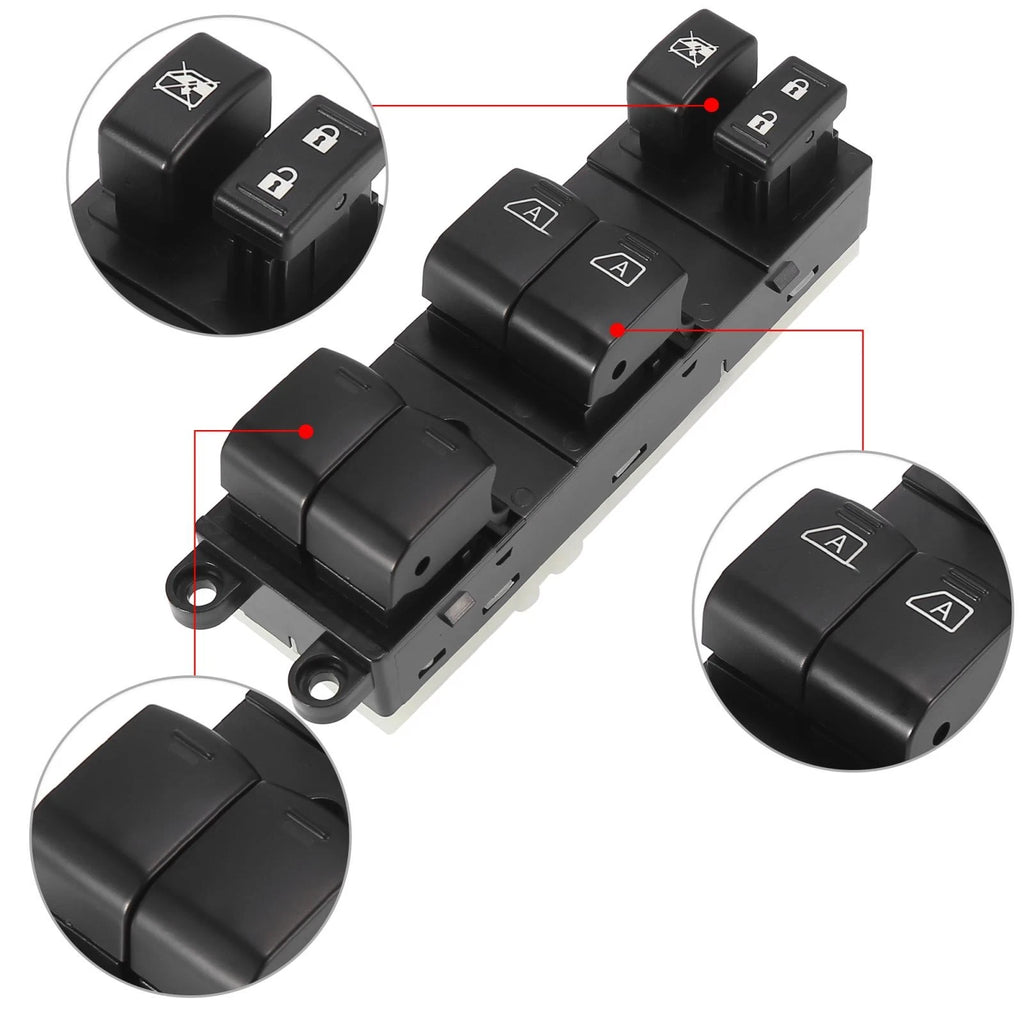 Power Window Master Switch for Nissan Pathfinder (2013–2019) 25401-ZL10A