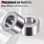 2X Rear Wheel Bearings for BMW 128i (2008–2013)