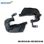 Bracket Clamp Kit for Yamaha F25C 40X (66T-43111-01-4D & 66T-43112)