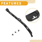 RH Side Rear Bumper Support Bracket for Honda Accord (2008–2012) 1 Pc Black ABS