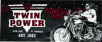 Twin Power Banner for Automotive Use (2 Feet X 6 Feet)