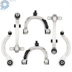 Set of 6 Front Upper Lower Control Arm Ball Joint Assembly for Tesla 3 (2017–2021)