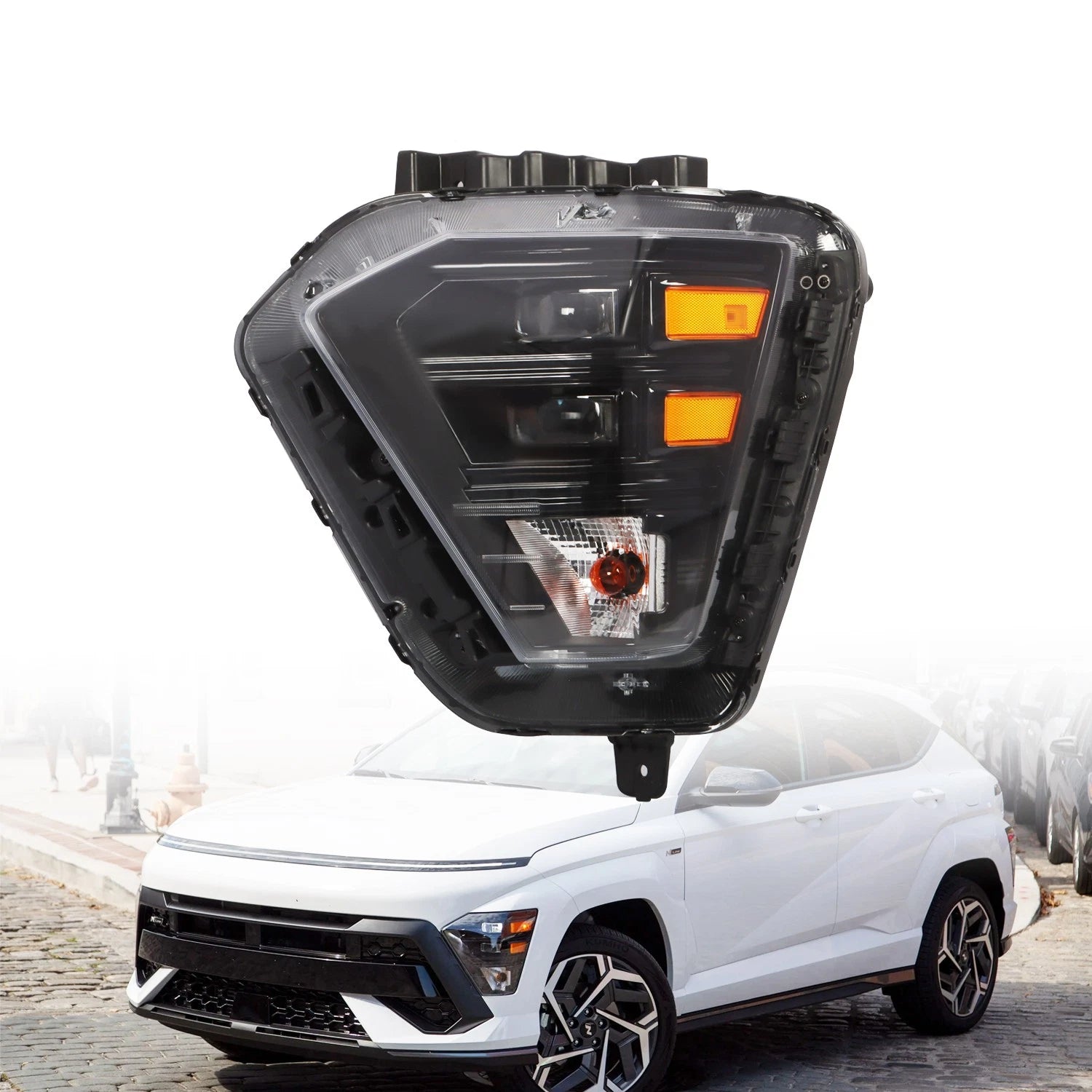 LED Headlight for Hyundai Kona (2024–2025) 92102-BE020 92101-BE020
