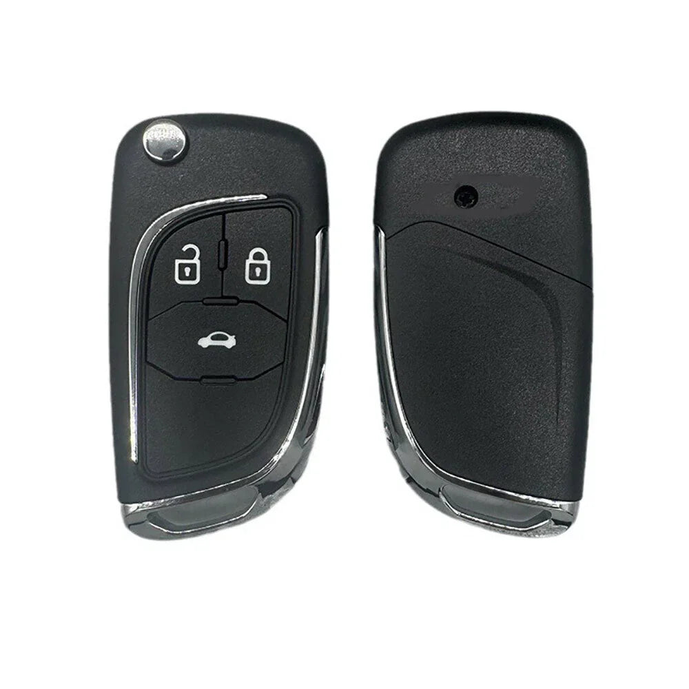 3 Button Remote Key Shell for Chevrolet Cruze, Aveo, Spark, Captiva, Orlando, Camaro (2010-2023)
