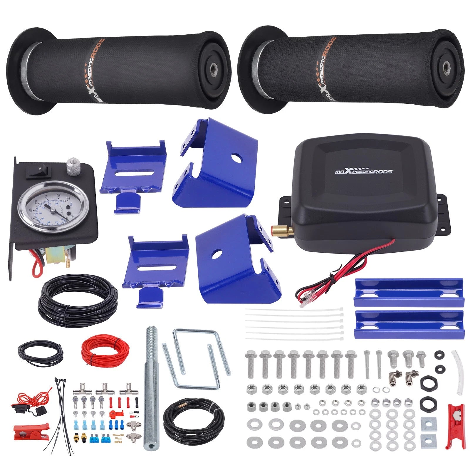 Air Suspension Bags Shock Compressor Kit for Ford F-150 (1975–2003)