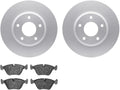 Front Brake Pad and Rotor Kit for Jaguar XJR (1998–2001) RQ481KV