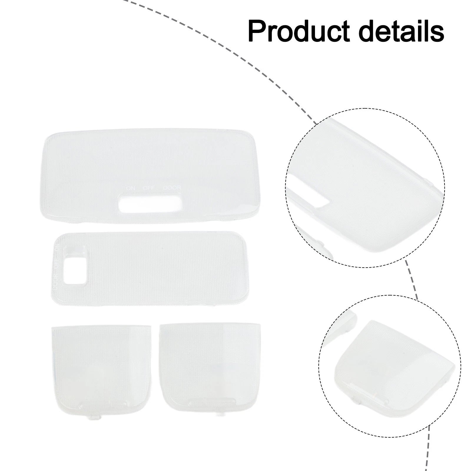 Roof Lamp Cover Set for Land Cruiser Prado GX470 (2003–2009)