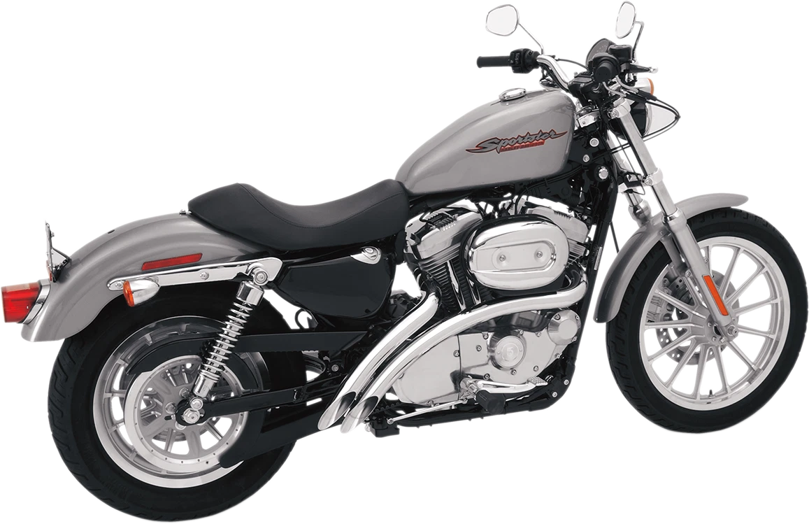 BASSANI Exhaust System for Harley Davidson XL (2007–2013) Chrome