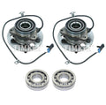 Front and Rear Wheel Bearings & Hubs Kit for Yukon K1500 Suburban (1992–1999)