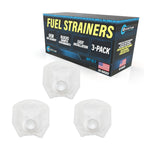 Set of 3 Fuel Pump Filter Strainers for Kawasaki KVF750 Brute Force (2008–2020) #49040-0717