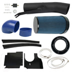 4" Blue Cold Air Intake with Heat Shield for GMC Chevy V8 (1999–2006)