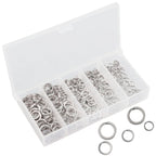200pcs Stainless Steel Fishing Split Rings Double Loop Connectors