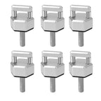 6X Aluminum Quick Removal Fastener Thumb Screw for Jeep Wrangler JK JL (2007–2023)