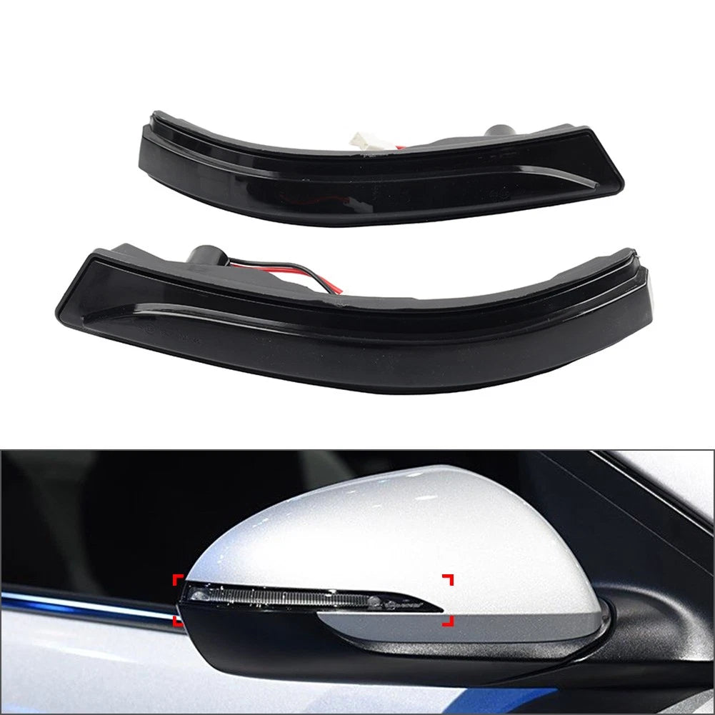 Set of 2 Rear View Mirror Turn Signal Lights for Hyundai i30 i30N (2016–2025)
