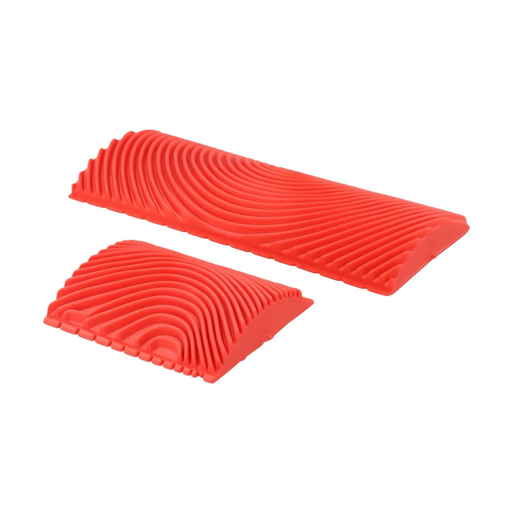 2PCS Rubber Roller Brush Set for Wood Grain Painting (Home Projects)