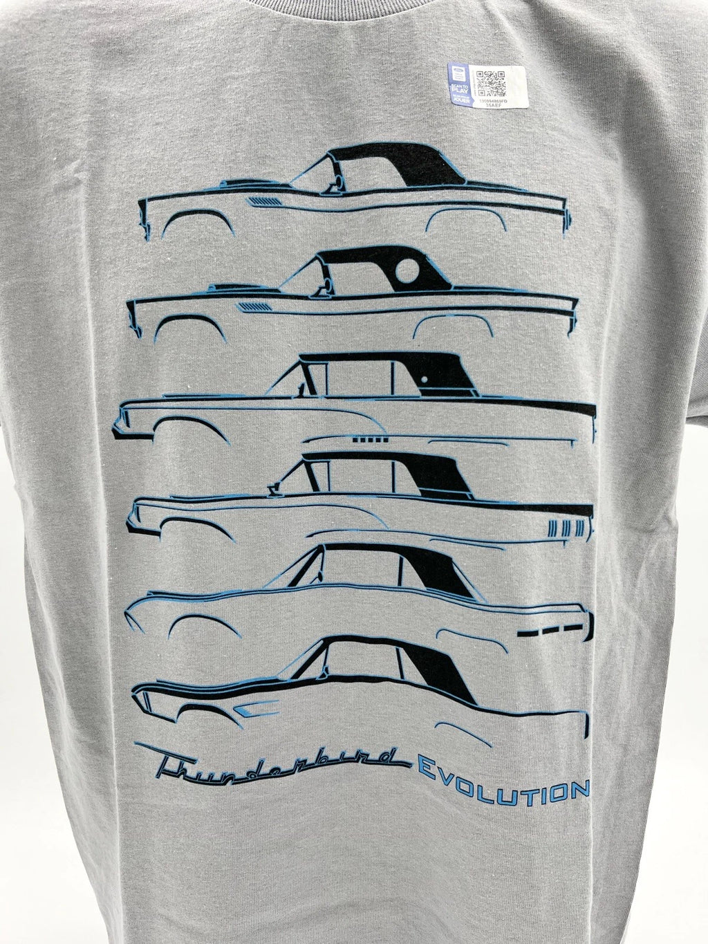 Ford Thunderbird Evolution Gray T Shirt for Ford Thunderbird (1990–2002)