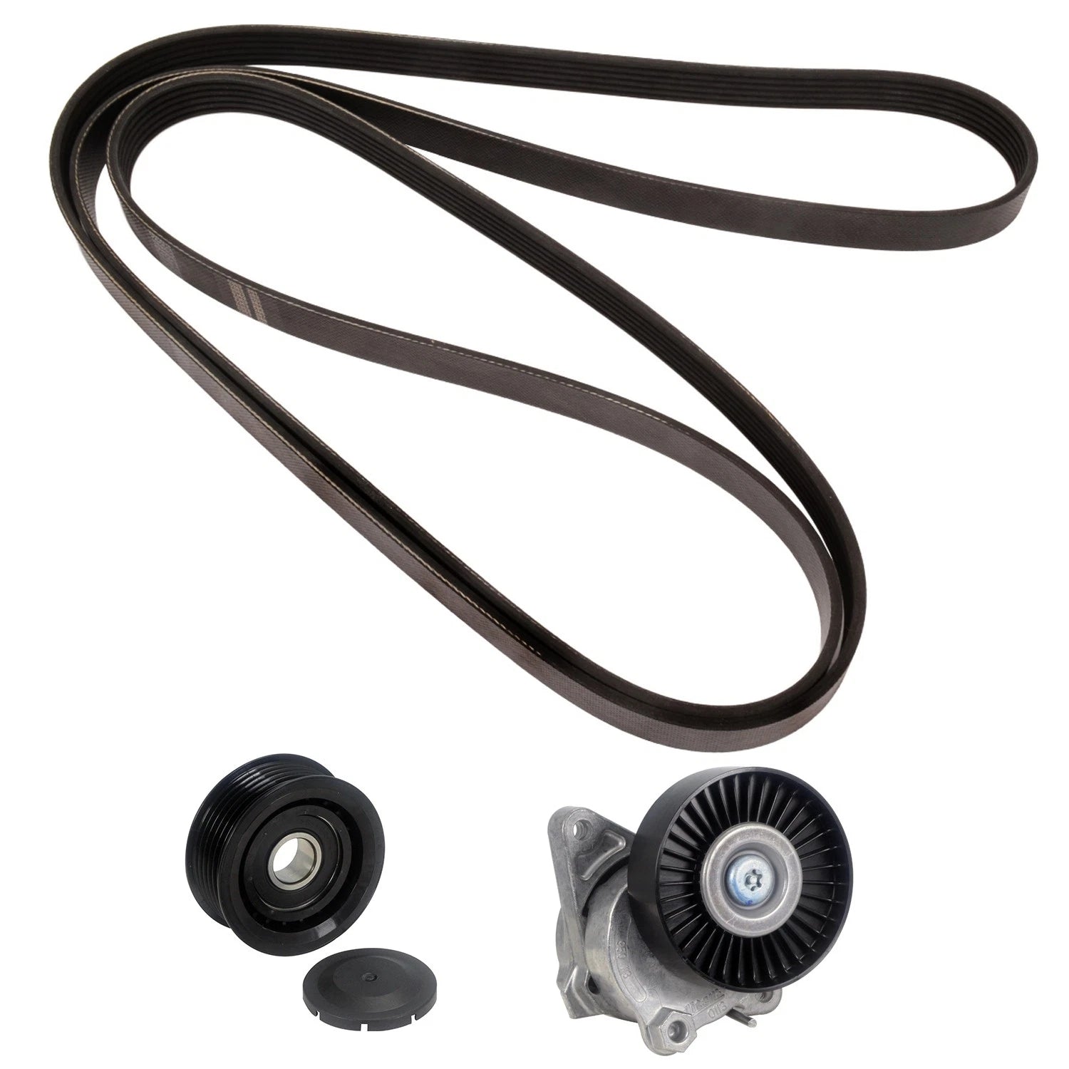 Drive Belt Idler Pulley Tensioner Kit for Mercedes W203 C240 C280 C320 (2001–2007)