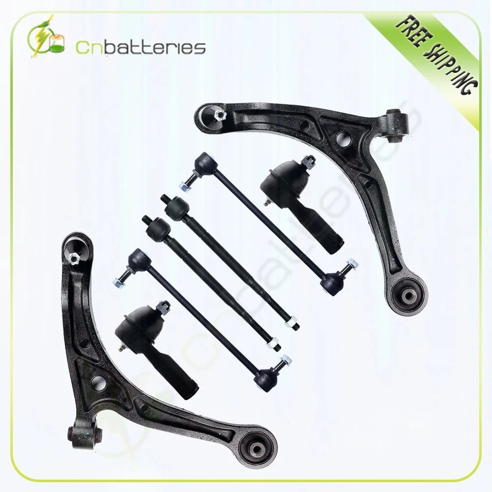 Set of 8 Front Control Arm Sway Bar Outer Tie Rod Ends for Honda Odyssey (2002–2004)