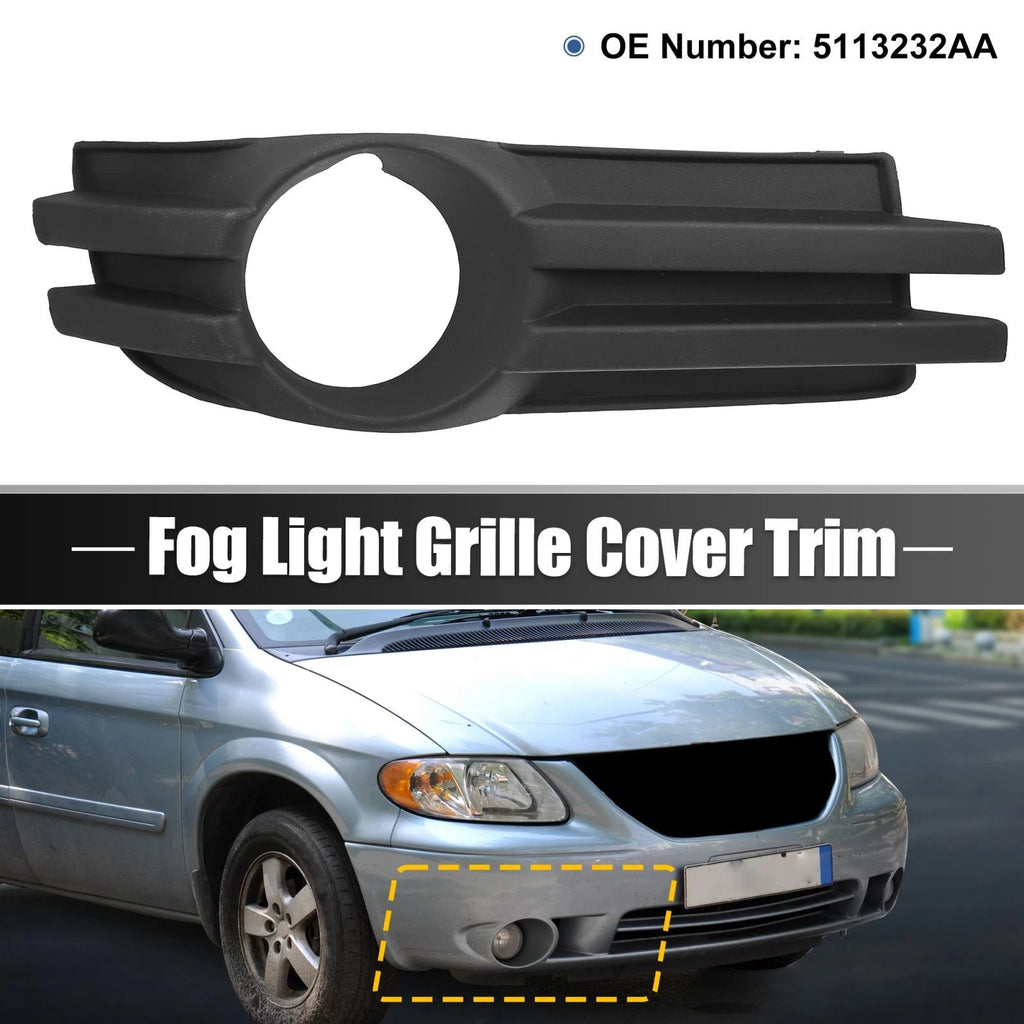 Front Right Fog Light Grille Cover for Dodge Grand Caravan (2008–2010) 5113232AA