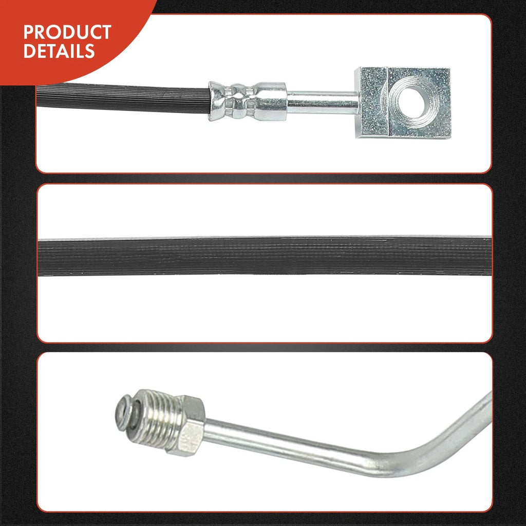 Front Left Brake Hydraulic Hose for Chevy C6500 Kodiak (2003-2009)