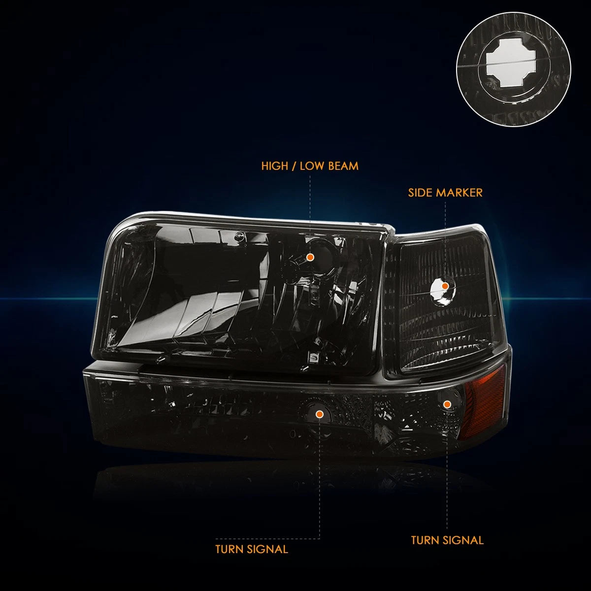 LED Projector Headlights for Chevy Silverado (2014–2015)