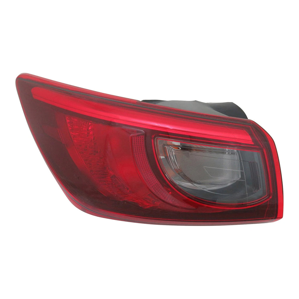 Replacement Driver Outer Bulb Type Tail Light Assembly for 2016-21 Mazda CX3