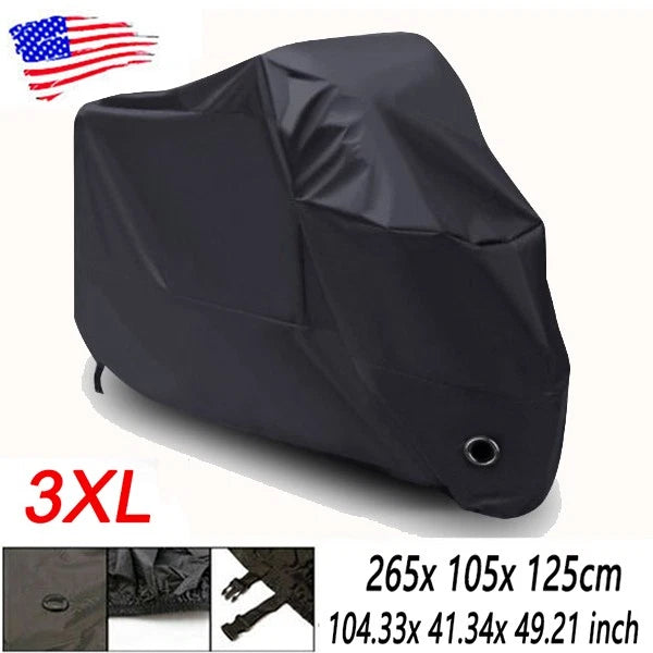 3XL Waterproof Motorcycle Cover for Harley-Davidson Ducati Dyna Diavel