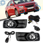 Set of 2 Chrome Bumper Fog Light Lamps for Chevy Cruze (2010–2014)