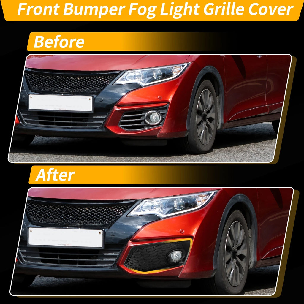 Left Side Fog Light Grill for Honda Civic Hatchback (2017–2019) 71108TGGA20
